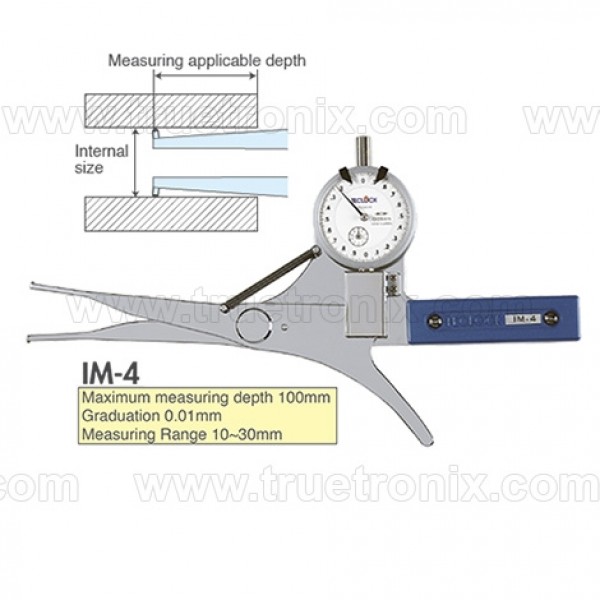 TECLOCK IM-4 Internal Dial Caliper Gauge 10-30mm เกจวัดระยะข้างในท่อ