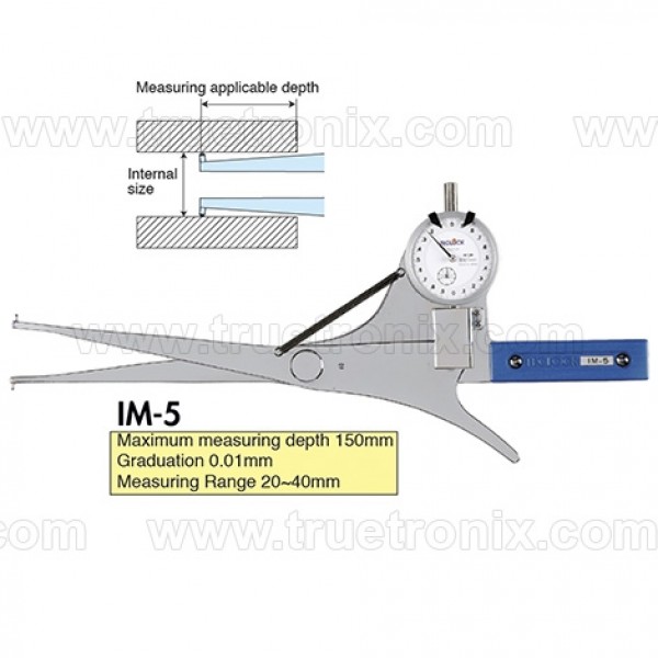 TECLOCK IM-5 Internal Dial Caliper Gauge 20-40 เกจวัดระยะภายในท่อ