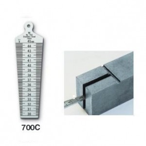 Taper Gage 700C แผ่นเกจวัดระยะห่างของร่องชิ้นงาน