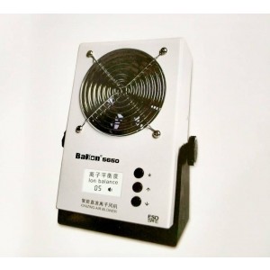 BK5056 พัดลมล้างไฟฟ้าสถิต Desktop Ionizing air blower