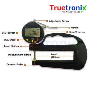 5339-10 เครื่องวัดความหนาฟิล์มแบบลึก Digital thickness gage depth type