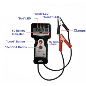 เครื่องเช็คแบตเตอรี่รถยนต์ Battery Tester