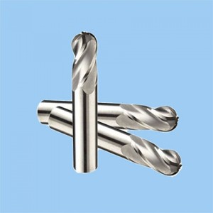 EB3304 Carbide Ballnose Endmill ดอกเอ็นมิลคาร์ไบท์ปลายมน 4 ฟัน