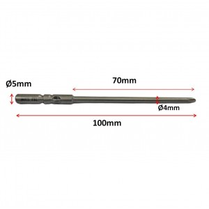 ดอกไขควงทอร์ค PH2 Round Shank Screwdriver Magnetic Bits