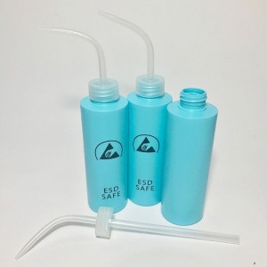 ESD Dispensing Bottle Bent Nozzle ขวดจ่ายน้ำยาปลายงอกันไฟฟ้าสถิต