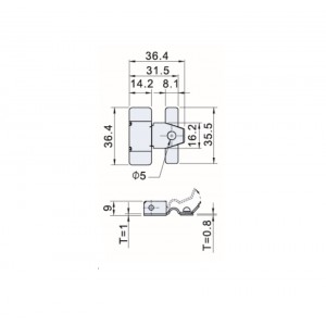 Lift-and-Raise Latches C-1621