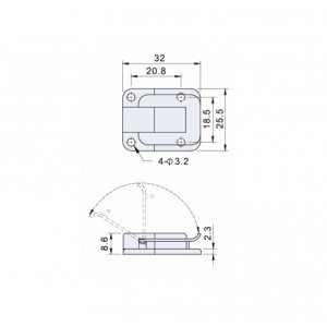 Lift-and-Raise Latches C-1510