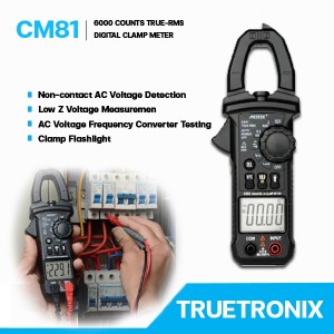 แคลมป์มิเตอร์ CM81 6000 Counts True-RMS Digital Clamp Meter