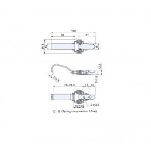 Draw Latches CS-112 - Spring Loaded Type