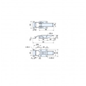 Draw Latches (Spring Loaded Type) CS(T)-27 series