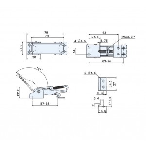 Draw Latches (Adjustable Type) CS(T)-21217