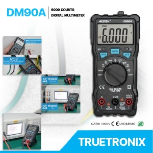 มัลติมิเตอร์ DM90A 6000 Counts Digital Multimeter 