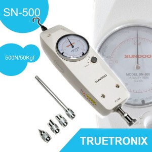 SN-500 เครื่องวัดแรงดึงแรงกด 500N/50Kgf Analog force gauge