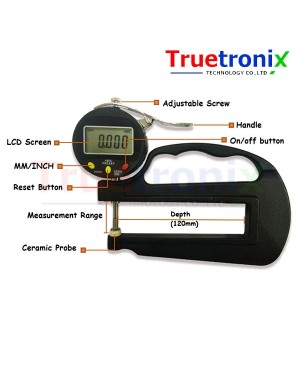 5339-10 เครื่องวัดความหนาฟิล์มแบบลึก Digital thickness gage depth type