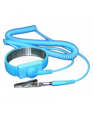 Blue Metal Wrist Strap สายรัดข้อมือแบบโลหะสีน้ำเงิน