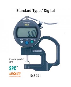 Mitutoyo 547-301 เครื่องวัดความหนาแผ่นพลาสติกแผ่นกระดาษ