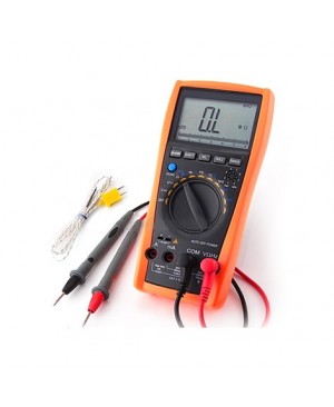 Multimeter with Thermometer ดิจิตอลมัลติมิเตอร์พร้อมโพรบวัดอุณหภูมิ