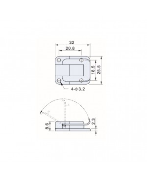 Lift-and-Raise Latches C-1510