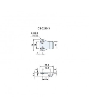 Applicable Latch Keepers CS-0210-3 - Vertical Keeper