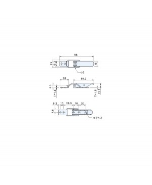 Draw Latches (Spring Loaded Type) CS(T)-22