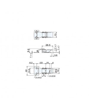 Draw Latches (Spring Loaded Type) CS-29000