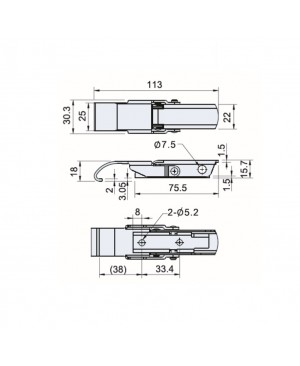 Lift-and-Raise Latches CS(T)-00227-1