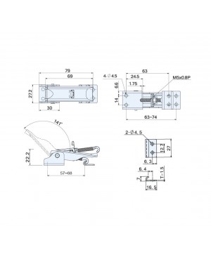 Draw Latches CS(T)-21227 - Assistance Latch