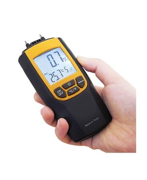 Wood Moisture Meter เครื่องวัดความชื้นไม้และอุณหภูมิในเนื้อไม้