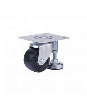 Caster With Leveling Glides