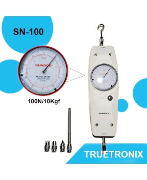 SN-100 เครื่องวัดแรงดึงแรงกด 100N/10Kgf Analog force gauge